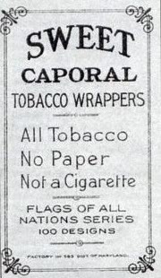 T59 Flags Of All Nations Sweet Caporal Tobacco Wrappers